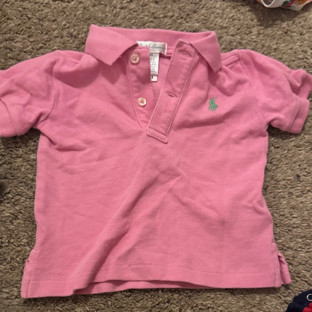 Polo by Ralph Lauren Kids Pink Polo Shirt